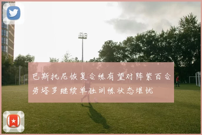 巴斯托尼恢复合练有望对阵紫百合劳塔罗继续单独训练状态堪忧