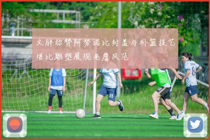 文胖称赞阿努诺比封盖与补篮技艺堪比雕塑展现老詹风范